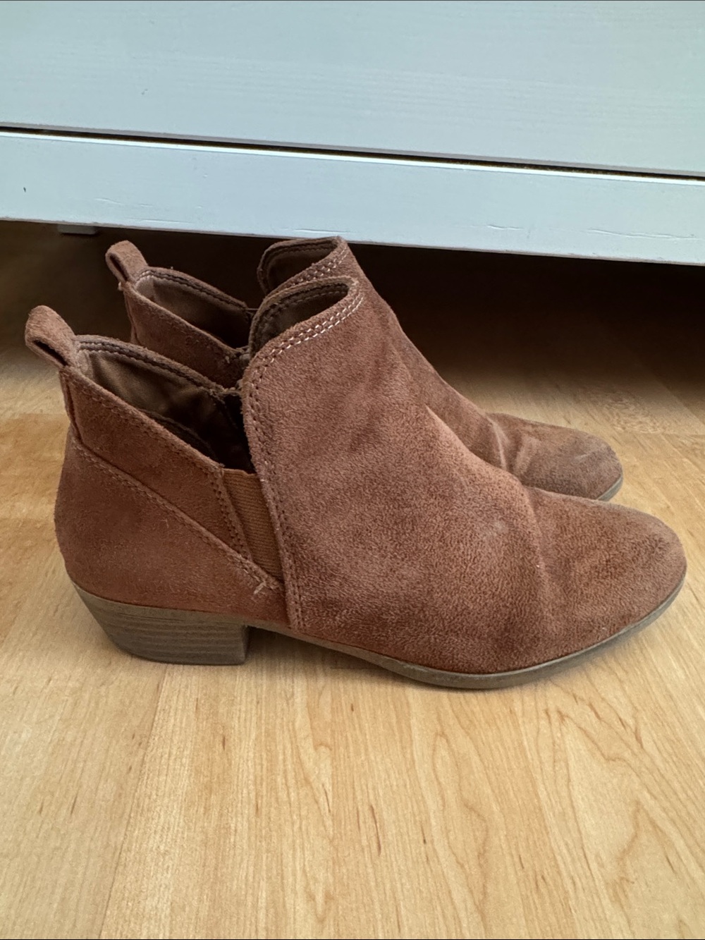 SO Brown Suede Ankle Boots